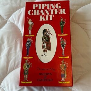 Bagpipes of Caledonia Highland Chanter Practice Kit With CD Never Used